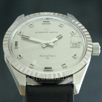 Zur Referenz: 'Eterna-Matic KonTiki 10 Stahl Cal.1489K 1968'
